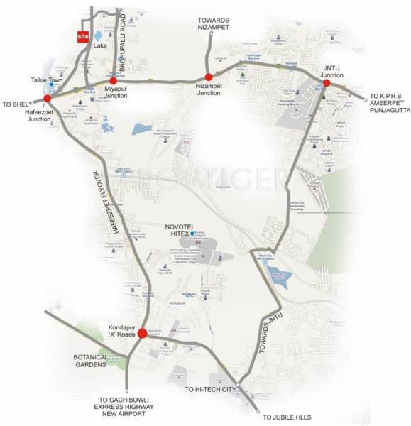 Images for Location Plan of Lakshmi Constructions Lake Nestars