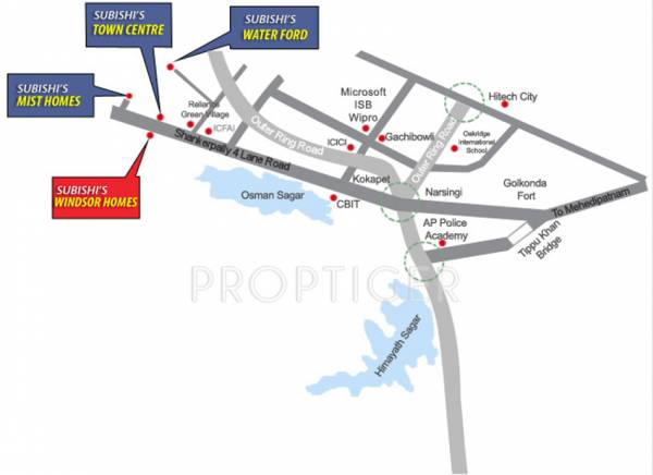 Images for Location Plan of Subishi Windsor Luxury Homes