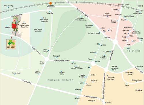  eden-woods Images for Location Plan of Aditya Eden Woods