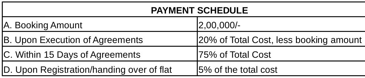 Images for Payment Plan of Vars Parkwood Payment Plan