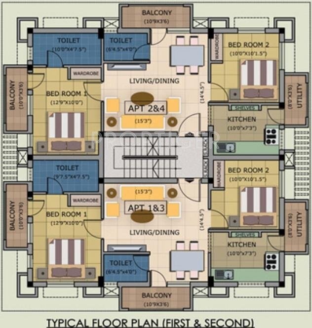 Images for Cluster Plan of Pearl Orchid