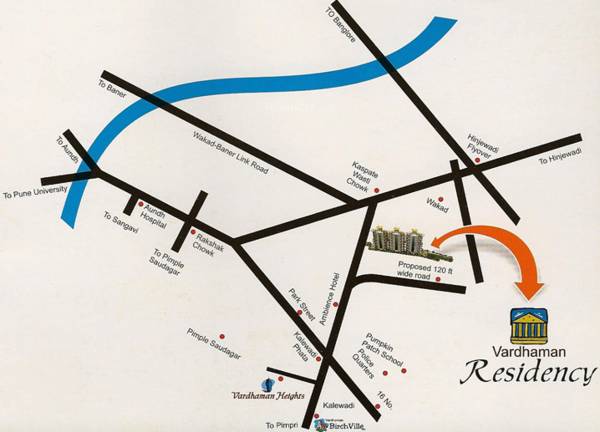  vardhman-residency Location Plan