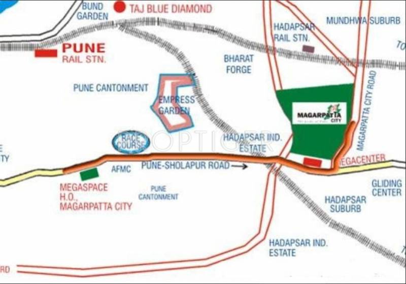 Images for Location Plan of Magarpatta Acacia Gardens