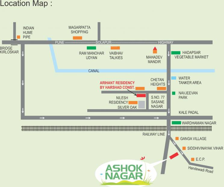  ashok-nagar-phase-ii Location Plan