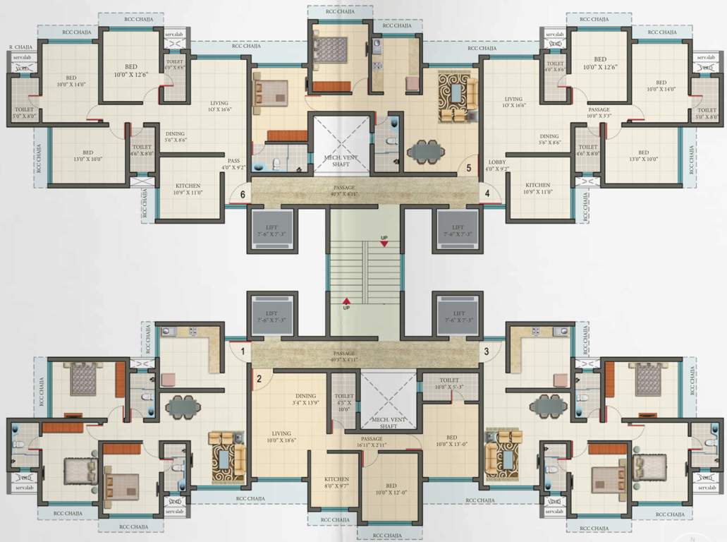  grandeur Images for Cluster Plan of Romell Grandeur