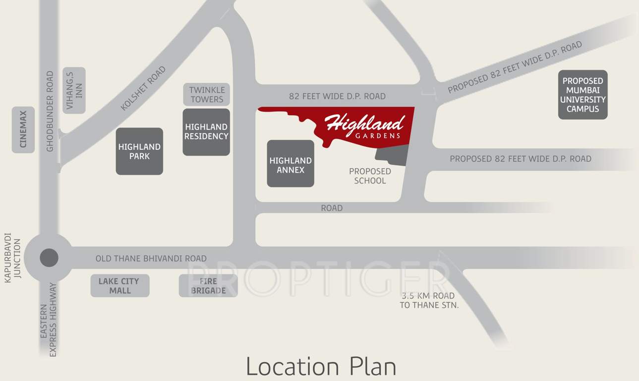 highland gardens Images for Location Plan of Siddhi Highland Gardens