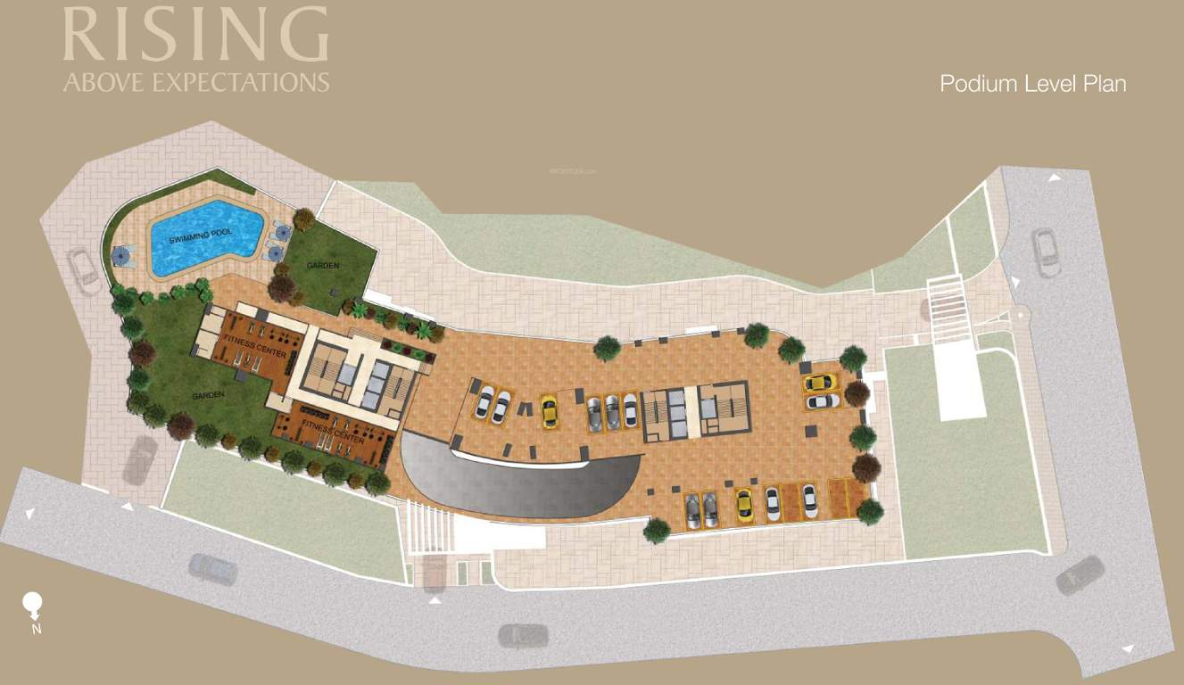  palai towers Images for Cluster Plan of ND Palai Towers