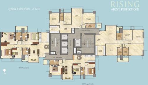  palai-towers Images for Cluster Plan of ND Palai Towers