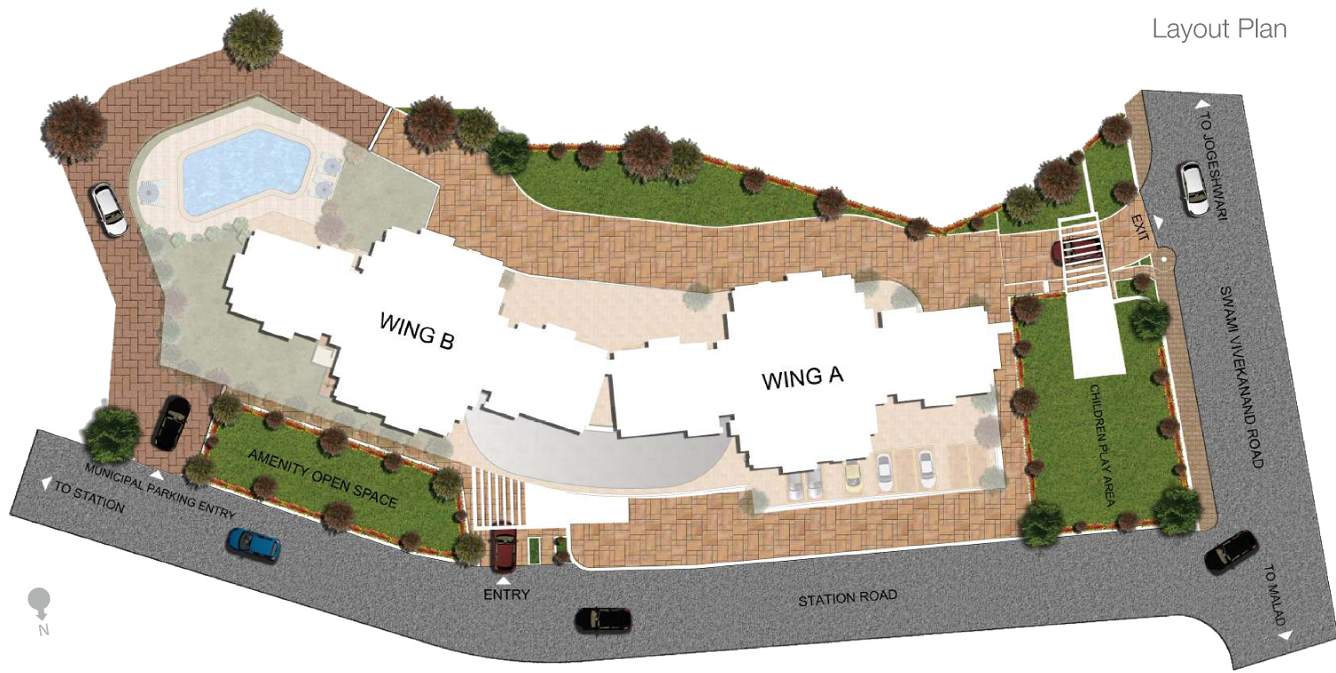 palai towers Images for Layout Plan of ND Palai Towers