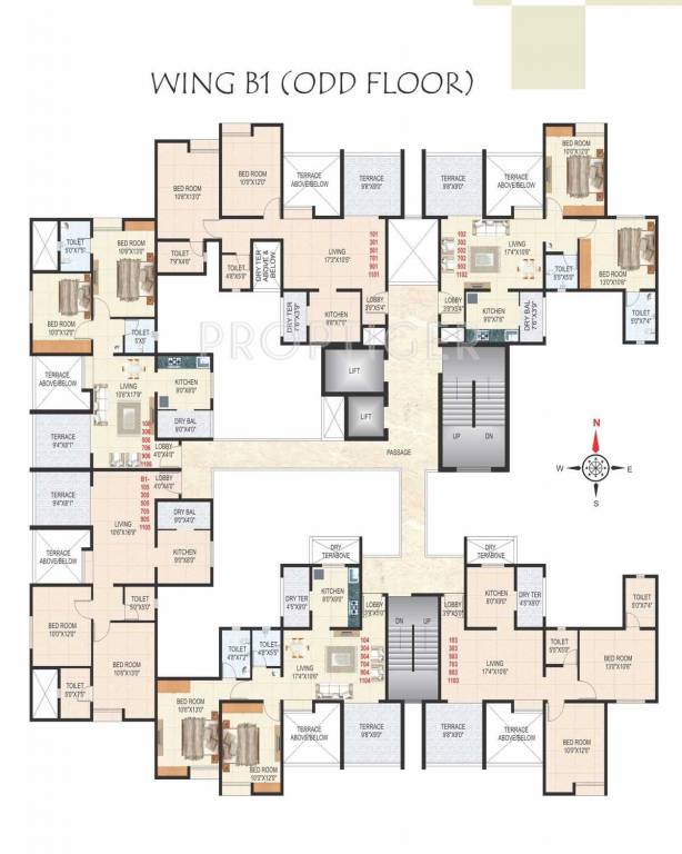  casa imperia Tower A2 Cluster Plan