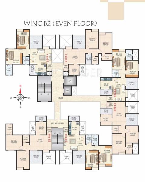  casa-imperia Tower A3 Cluster Plan