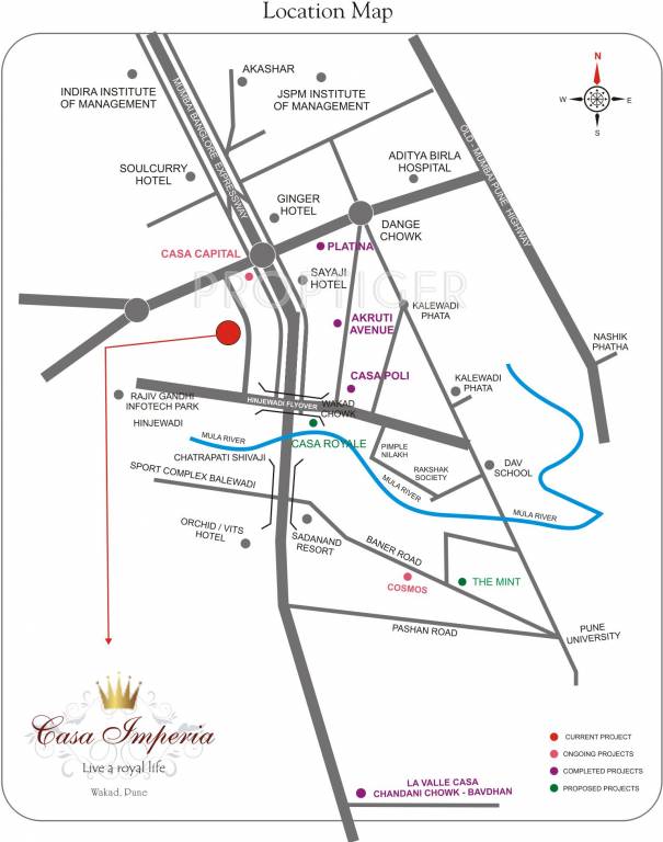  casa imperia Location Plan