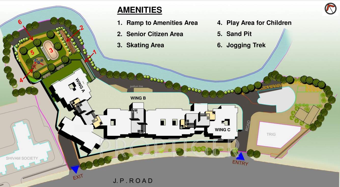  habitat Images for Layout Plan of Shree Naman Habitat