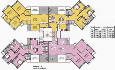  the-crest Tower A Cluster Plan