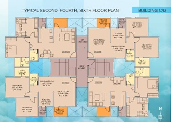 Images for Cluster Plan of The Verve Residency Images for Cluster Plan of The Verve Residency