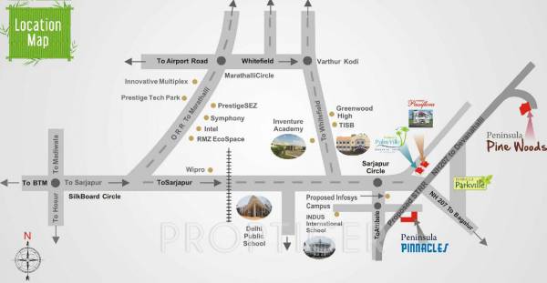 Images for Location Plan of Peninsula Infra Palmville