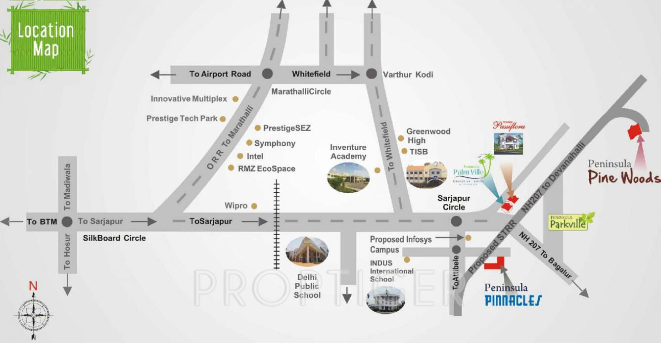 Images for Location Plan of Peninsula Infra Palmville