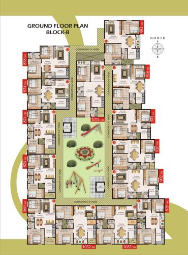 Images for Cluster Plan of Pujitha Sri Sai Srinivas Enclave
