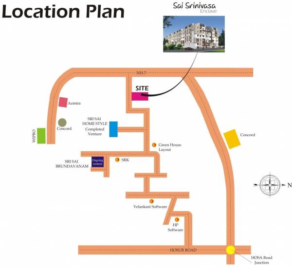 Images for Location Plan of Sai Pujitha Construction Sri Sai Srinivas Enclave