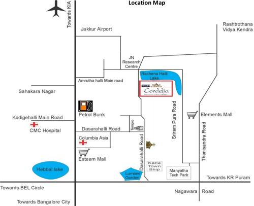  cordelia Images for Location Plan of KSR Cordelia