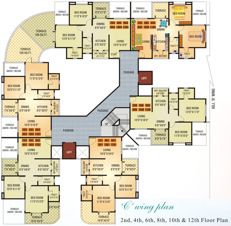 Images for Cluster Plan of Vishwa Florencia Phase 1