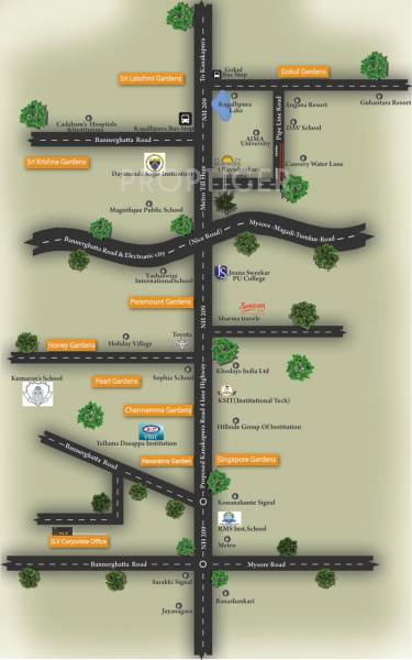 Images for Location Plan of SLV Gokul Gardens