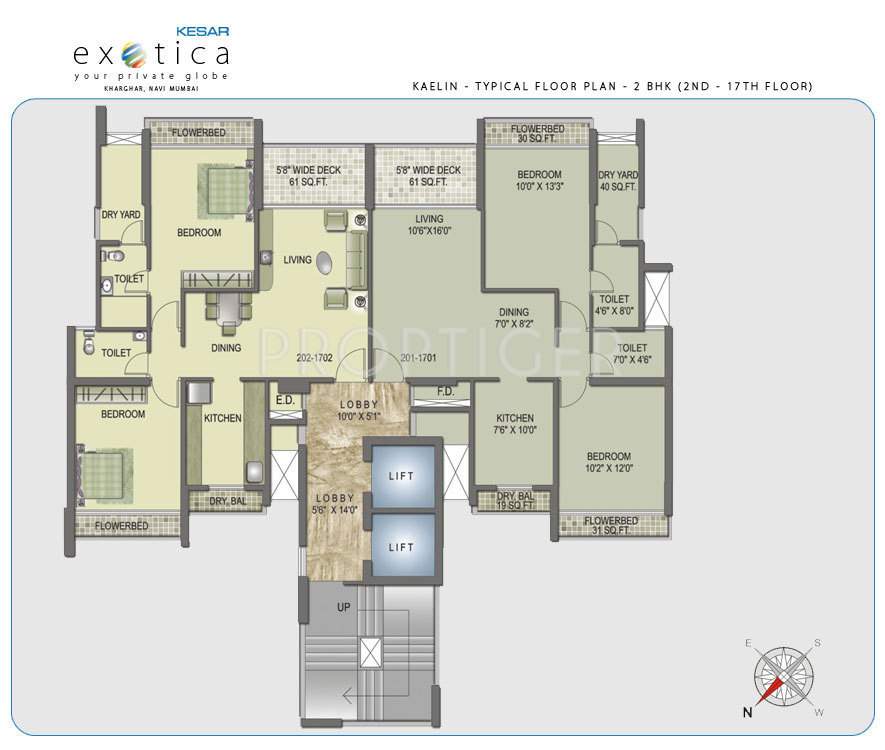 Images for Cluster Plan of Kesar Exotica Phase I Basement Plus Ground Plus Upper 14 Floors