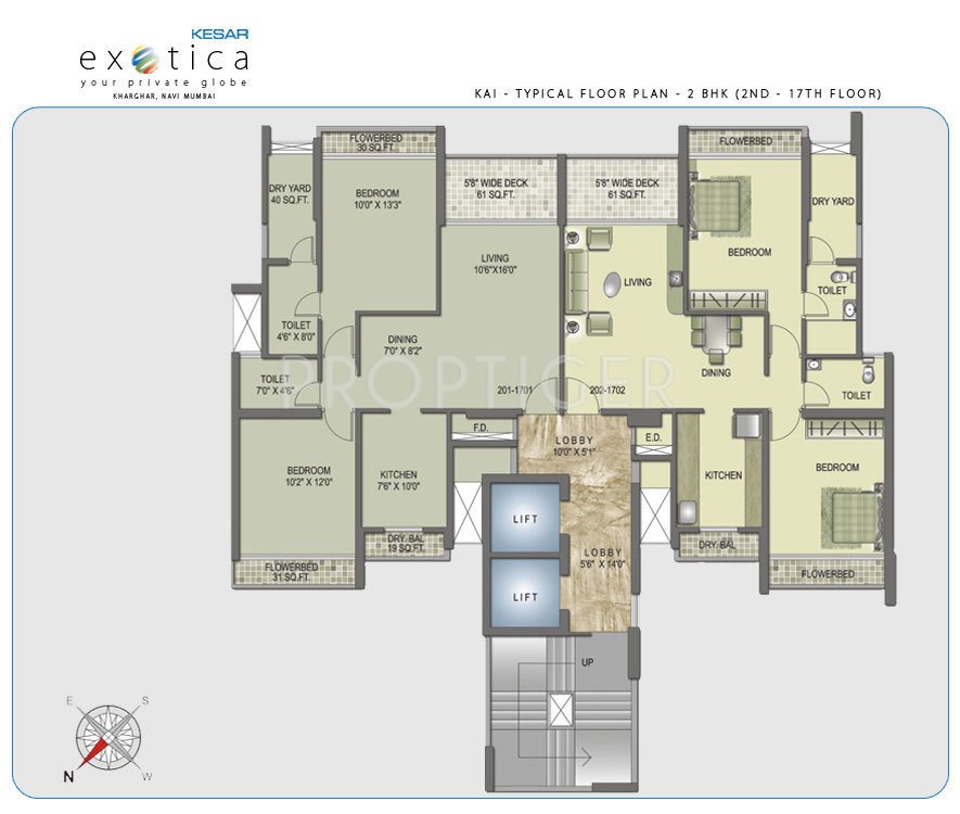 Images for Cluster Plan of Kesar Exotica Phase I Basement Plus Ground Plus Upper 14 Floors