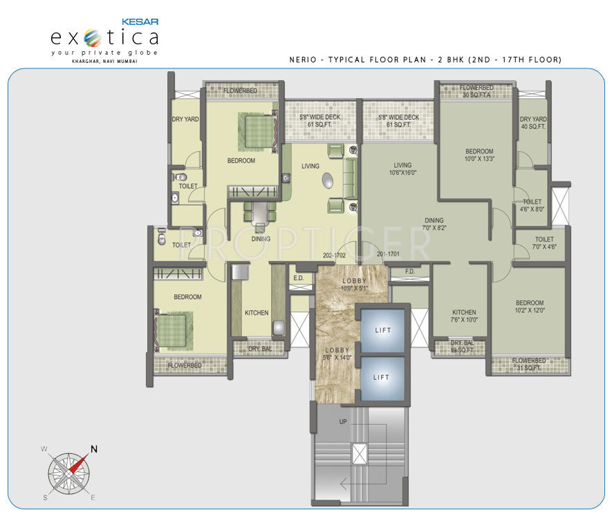 Images for Cluster Plan of Kesar Exotica Phase I Basement Plus Ground Plus Upper 14 Floors
