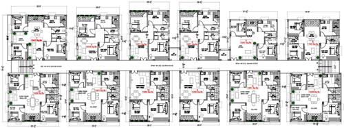  gardens Images for Cluster Plan of Skypx Gardens