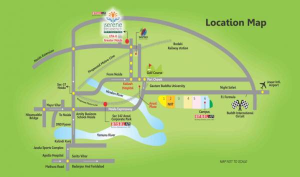  sushant-serene-residency Location Plan