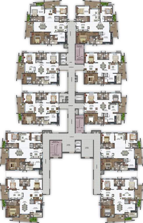 Images for Cluster Plan of S and S Green Avani and Ayush at Green Grace