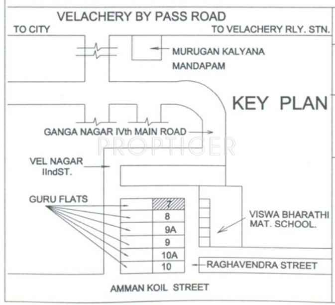 Images for Location Plan of Guru Homes Galaxy Apartments