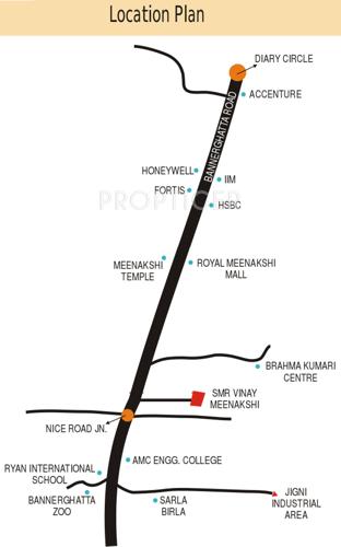 Images for Location Plan of SMR Holdings Vinay Meenakshi