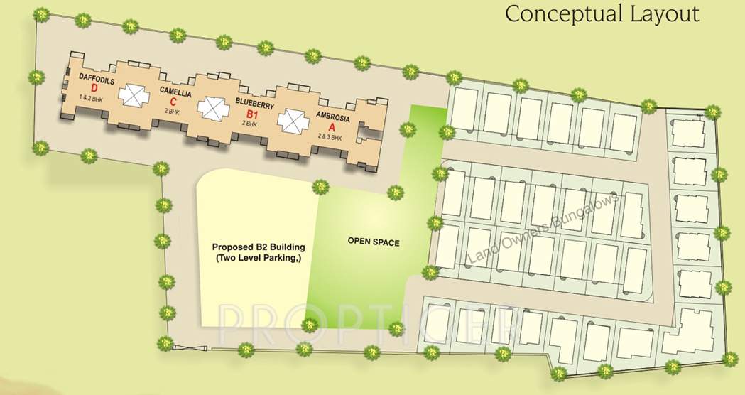 garden floraa Images for Layout Plan of Aditya Builders Pune Garden Floraa