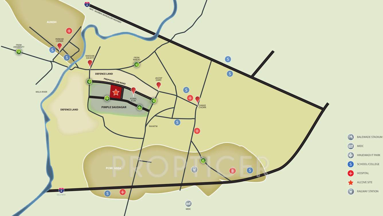 alcove Images for Location Plan of Atul Alcove