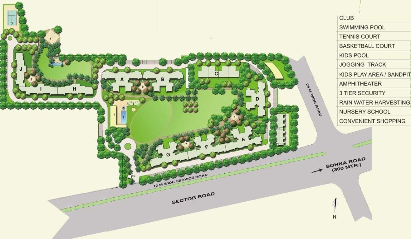  park view spa next Images for Layout Plan of Bestech Park View Spa Next