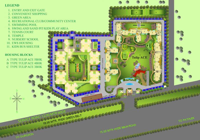  ace Images for Site Plan of Tulip Ace