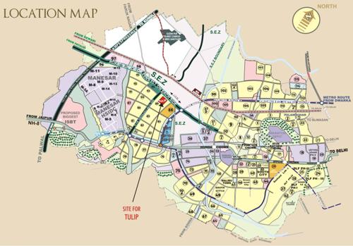  ace Images for Location Plan of Tulip Ace