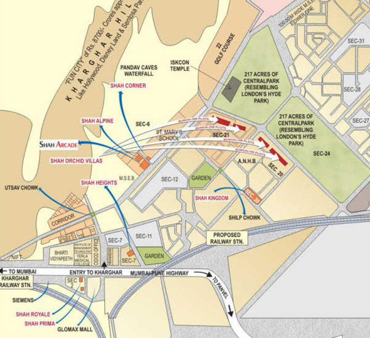 arcade Location Plan