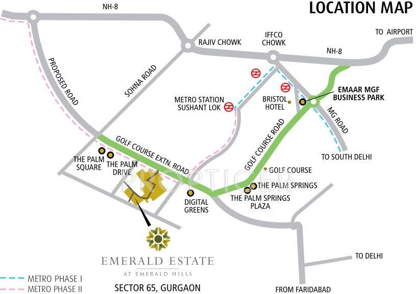 emerald estate Images for Location Plan of Emaar Emerald Estate
