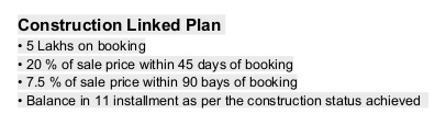 emerald-estate Construction Linked Payment (CLP) Payment Plan