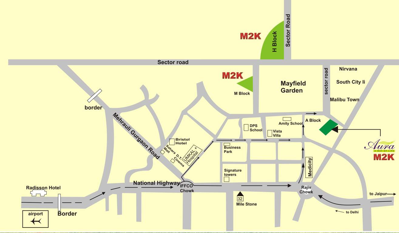  aura Images for Location Plan of M2K Aura