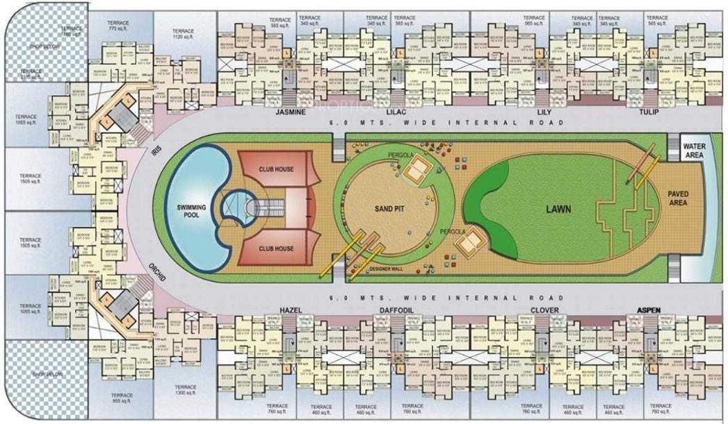 gardens Images for Cluster Plan of Kesar Gardens