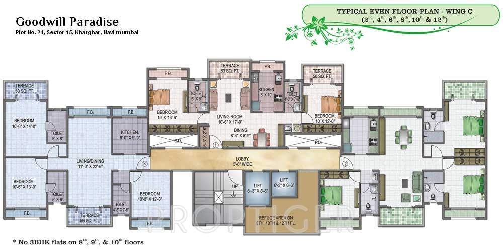  paradise Images for Cluster Plan of Goodwill Paradise