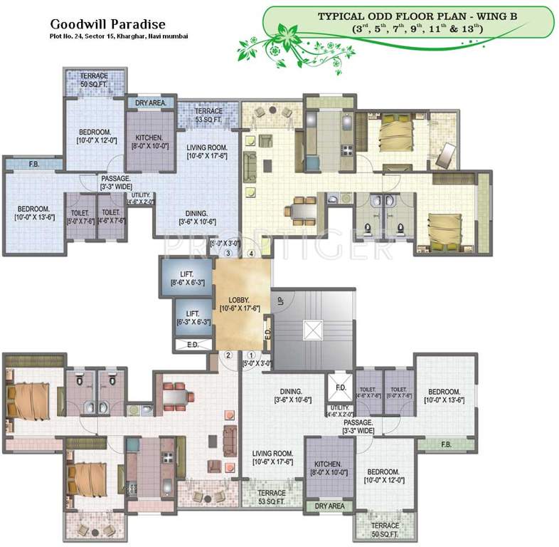  paradise Images for Cluster Plan of Goodwill Paradise