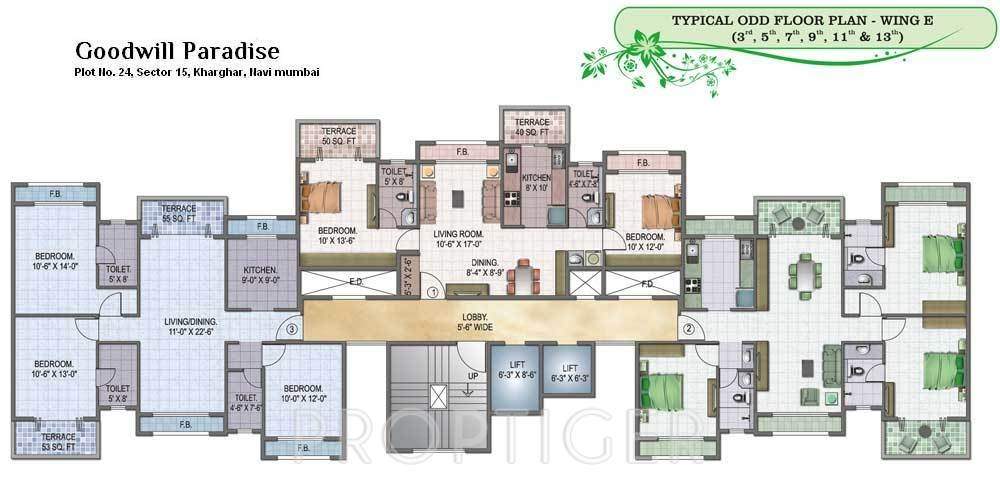 paradise Images for Cluster Plan of Goodwill Paradise