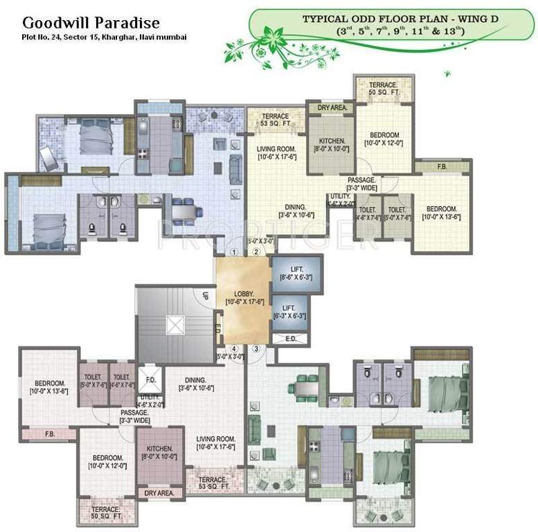  paradise Images for Cluster Plan of Goodwill Paradise