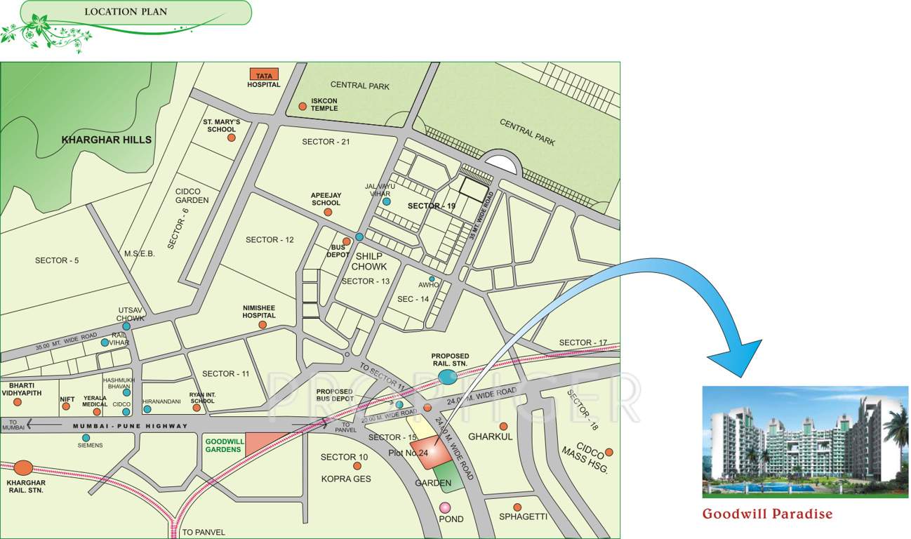  paradise Images for Location Plan of Goodwill Paradise