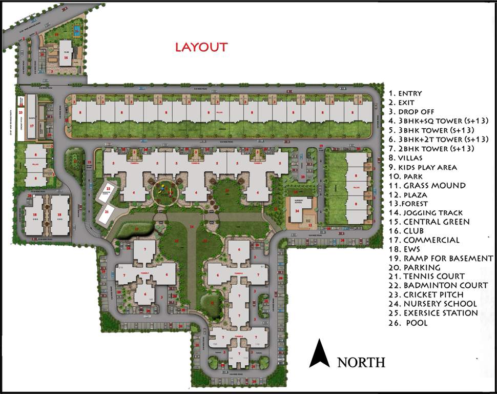  heights Images for Layout Plan of Ansal Heights